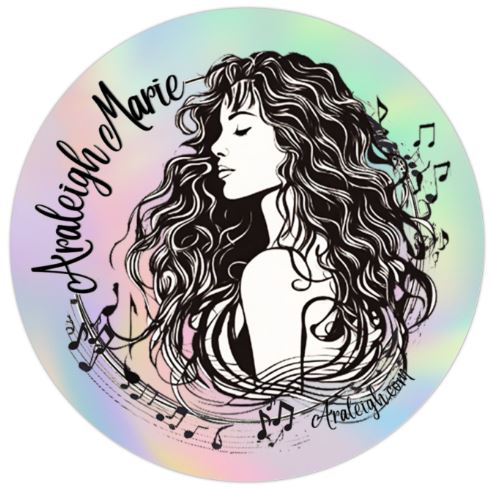 Araleigh Marie Logo 3" Holographic Sticker